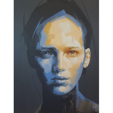 Portrait  67 oil 100 x 120 cm